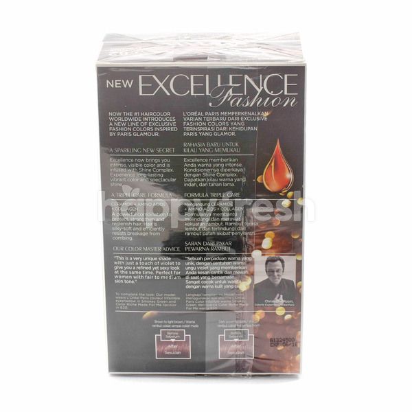 L Oreal Excellence Fashion Intense Violet Brown 5 62 Hair Happyfresh