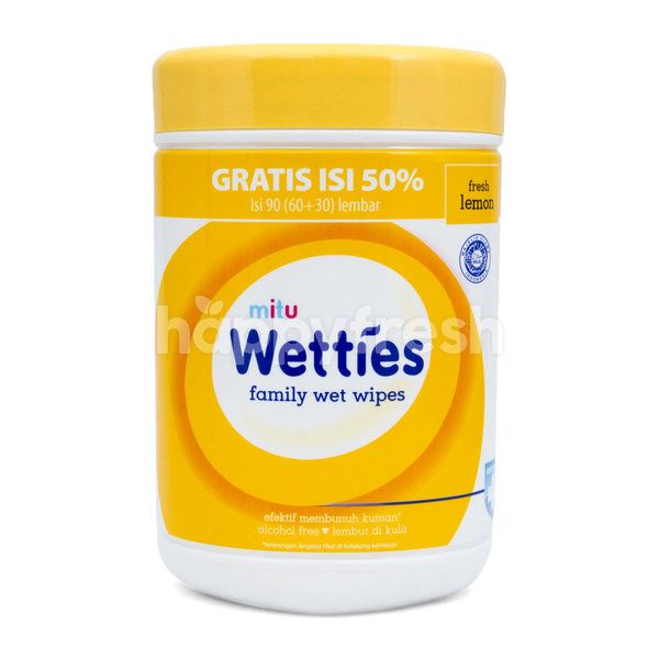 lemon wet wipes