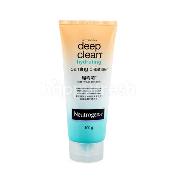 neutrogena deep clean hydrating foaming cleanser