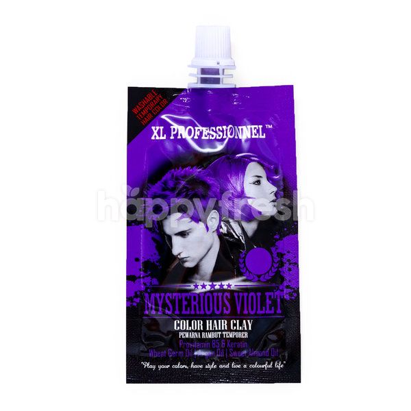 Xl Professional Mysterioous Violet Color Hair Clay Provit Happyfresh