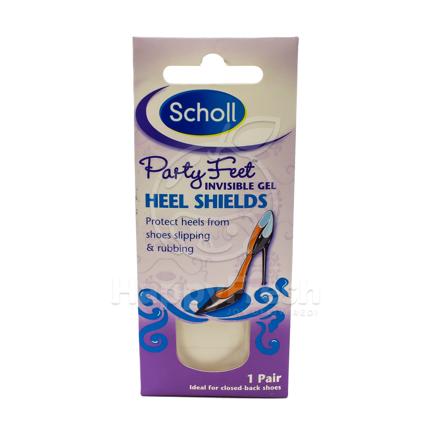 scholl party feet invisible gel heel shields