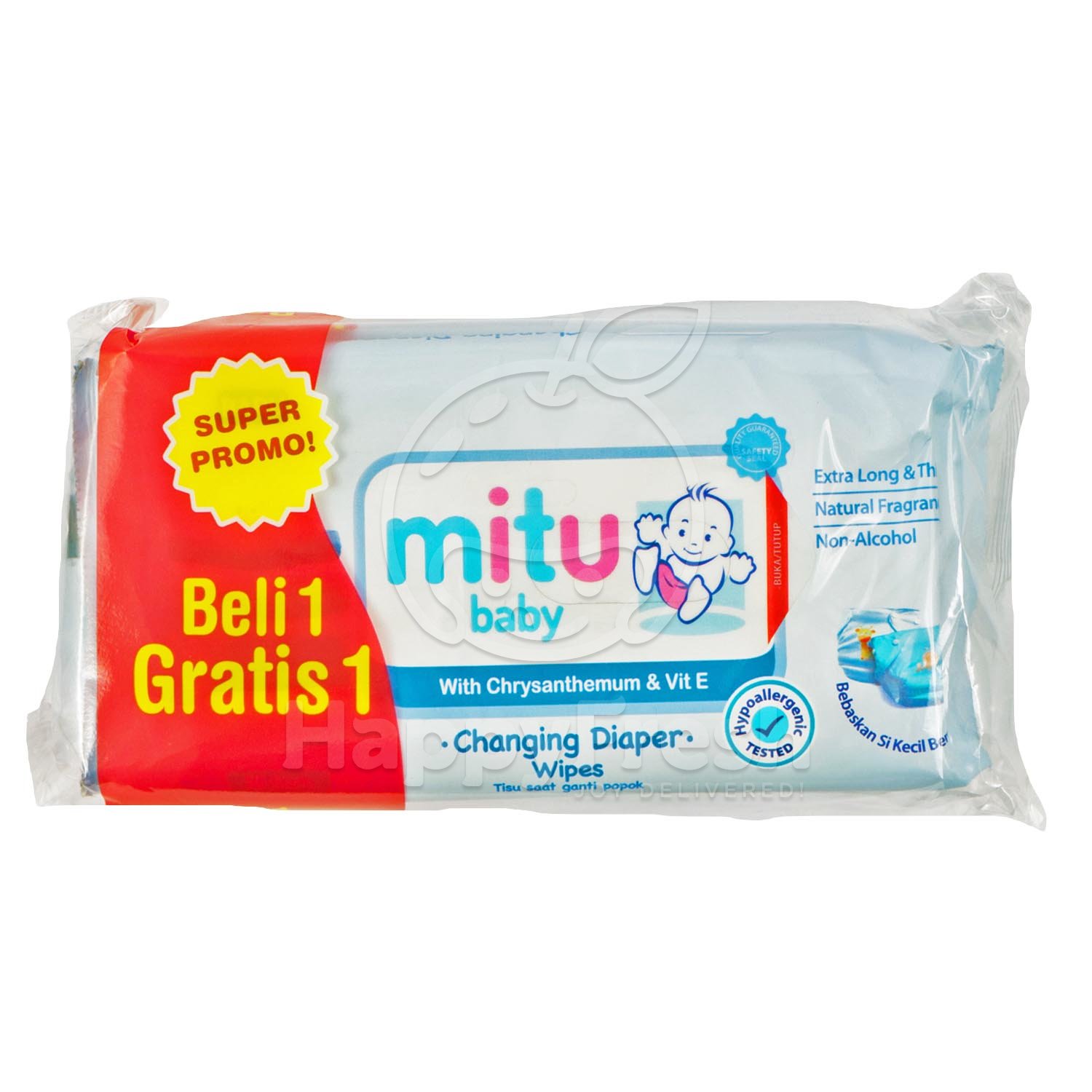 mitu baby changing diaper wipes