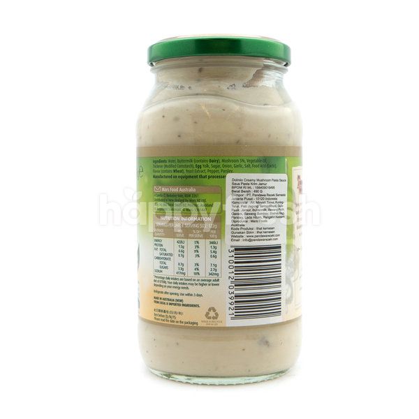 Dolmio Creamy Mushroom Pasta Sauce Happyfresh