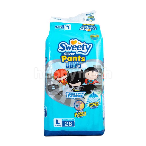 pampers sweety silver pants