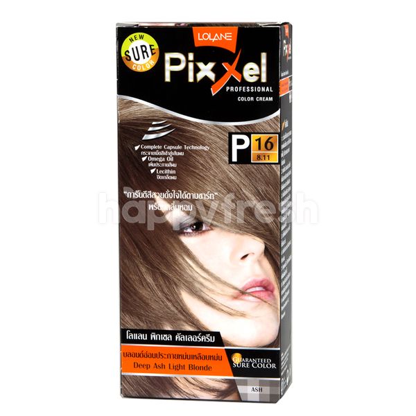 Lolane Pixel Professional P16 Deep Ash Light Blonde Hair Colour