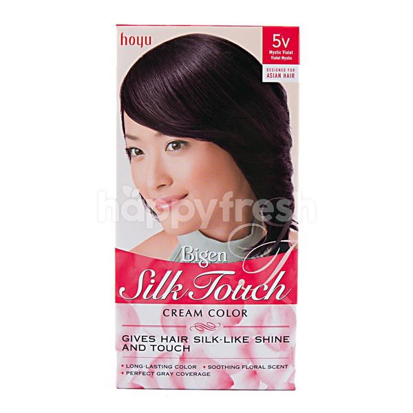 Bigen 5v Mystic Violet Silky Touch Cream Hair Colour Happyfresh