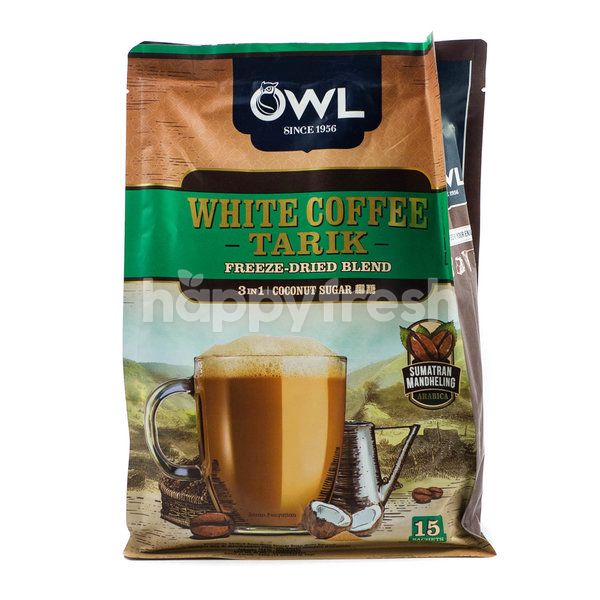 Owl White Coffee Tarik 3in1 Coconut Sugar Happyfresh