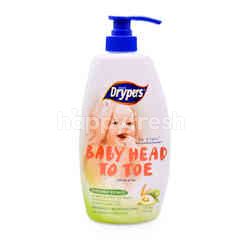 Drypers Baby Head To Toe Avocado 750ml