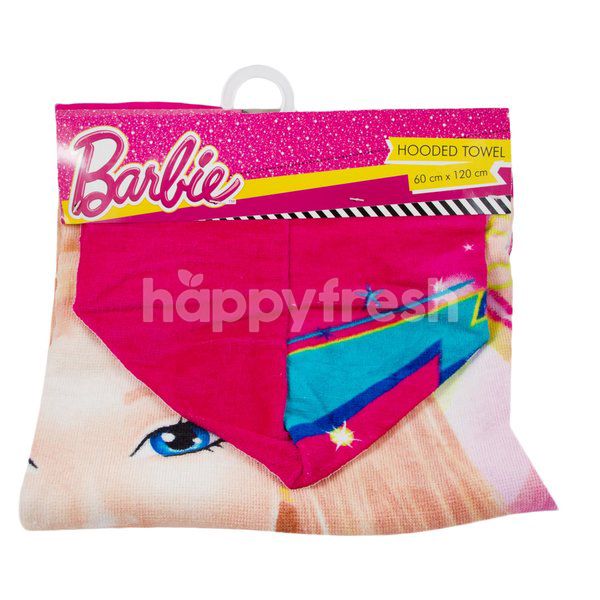 barbie hooded towel
