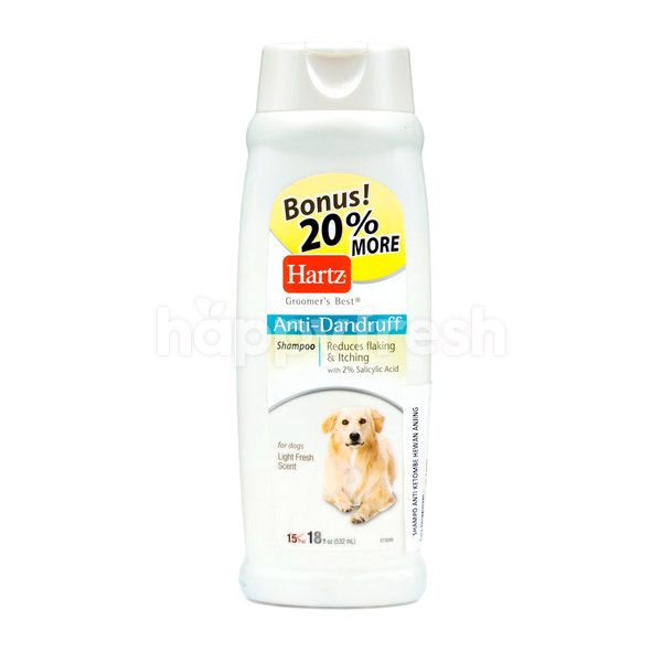hartz anti dandruff dog shampoo