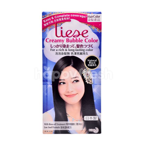 Liese Creamy Bubble Color Hair Color Natural Black Johor Bharu