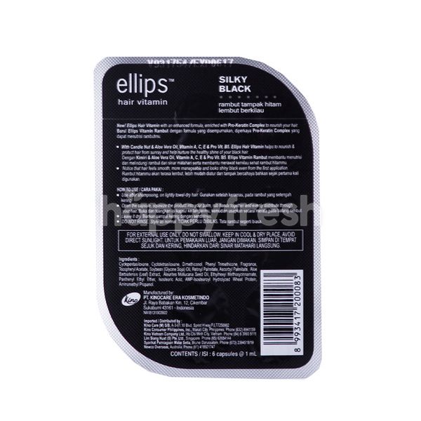 Ellips Hair Vitamin Silky Black Happyfresh