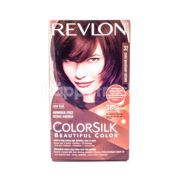Revlon Silk 32 Dark Mahogany Brown Hair Colour Happyfresh