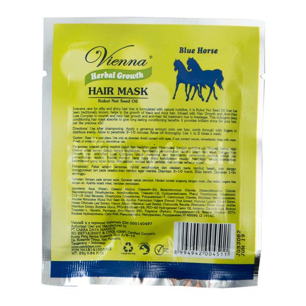 Vienna Blue Horse Herbal Growth Hair Mask Happyfresh