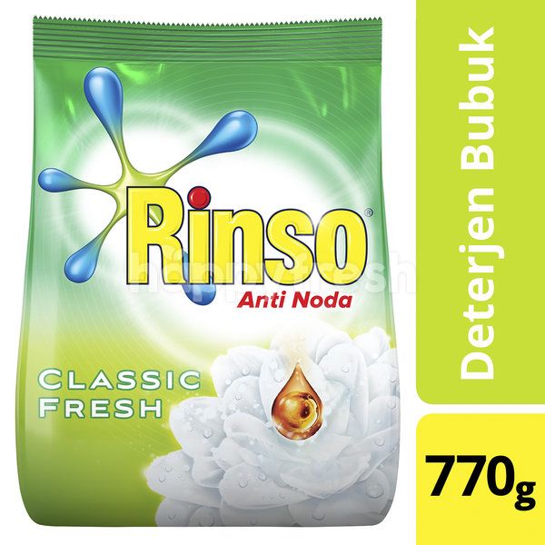 Rinso Anti Stain Powder Laundry  Detergent  with Blue 