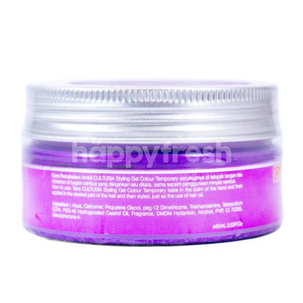 Cultusia Charming Purple Hair Color Temporary Styling Gel Happyfresh