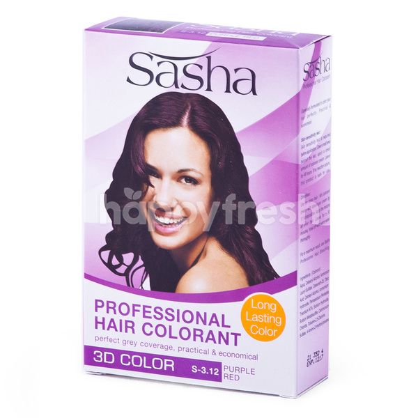 Sasha Professional Hair Colorant S 3 12 Purple Red Happyfresh