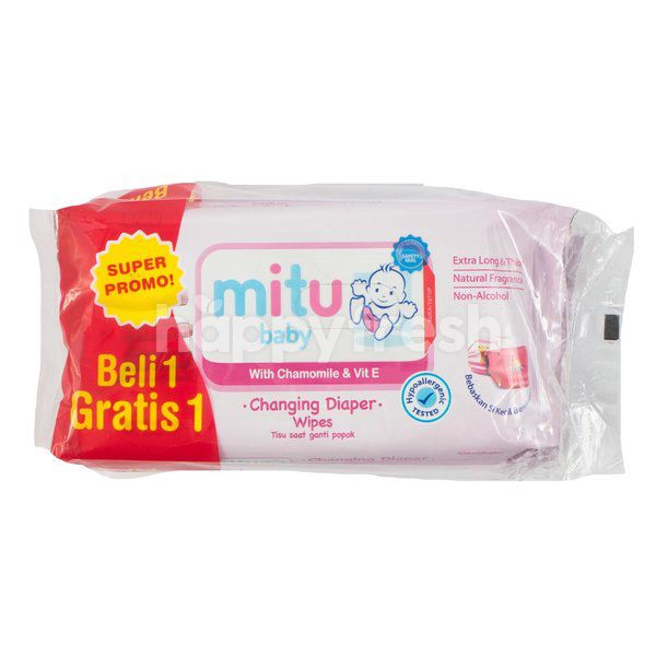 mitu baby changing diaper wipes
