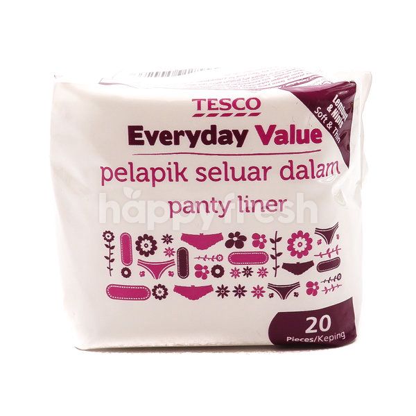 Tesco Everyday Value Panty Liner (Soft & Thin) Petaling Jaya HappyFresh