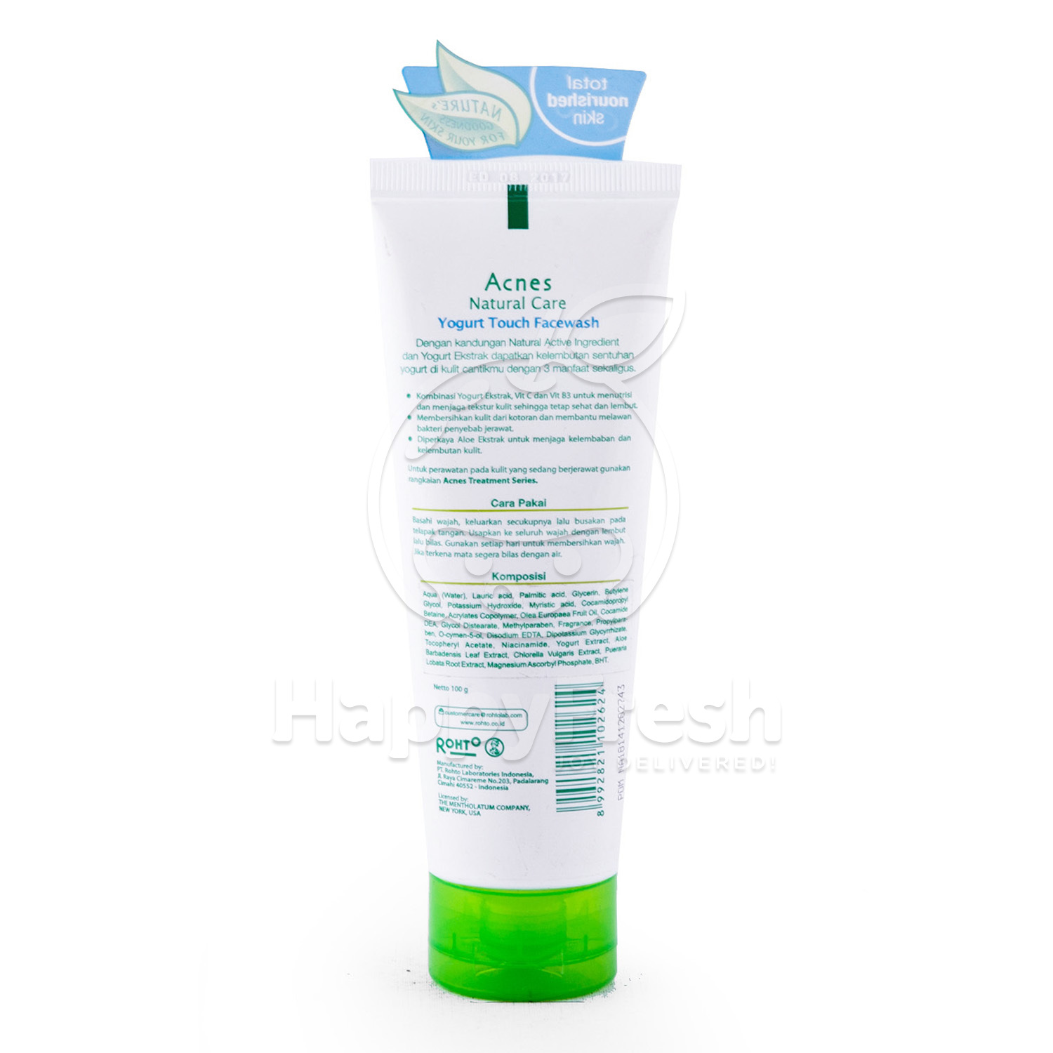 Acnes Natural Care Yogurt Touch Face Wash Jakarta