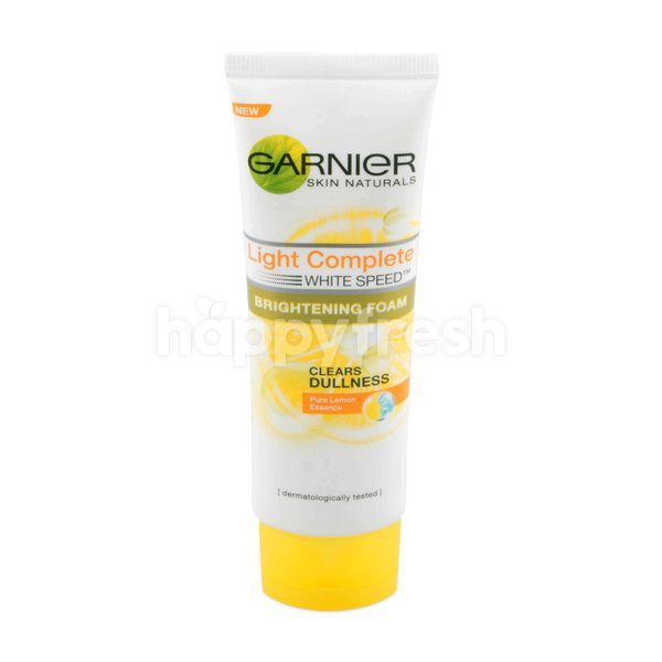 garnier light complete white speed brightening foam