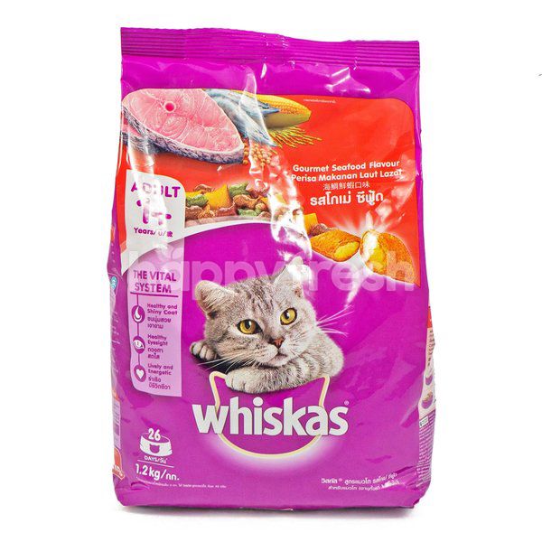 Whiskas Gourmet Seafood Flavored Cat Food Jakarta Happyfresh