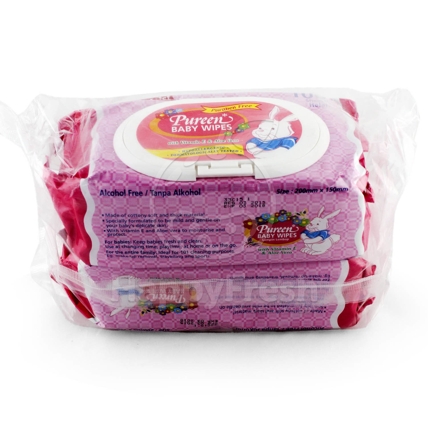 pureen baby wipes price