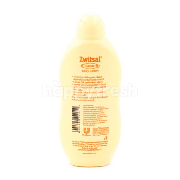 zwitsal baby lotion classic