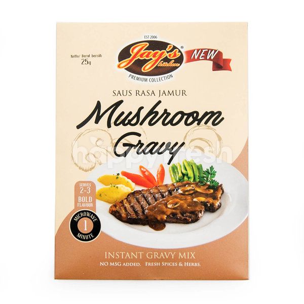 Jays Kitchen Mushroom Gravy Steak Sauce Jakarta Happyfresh