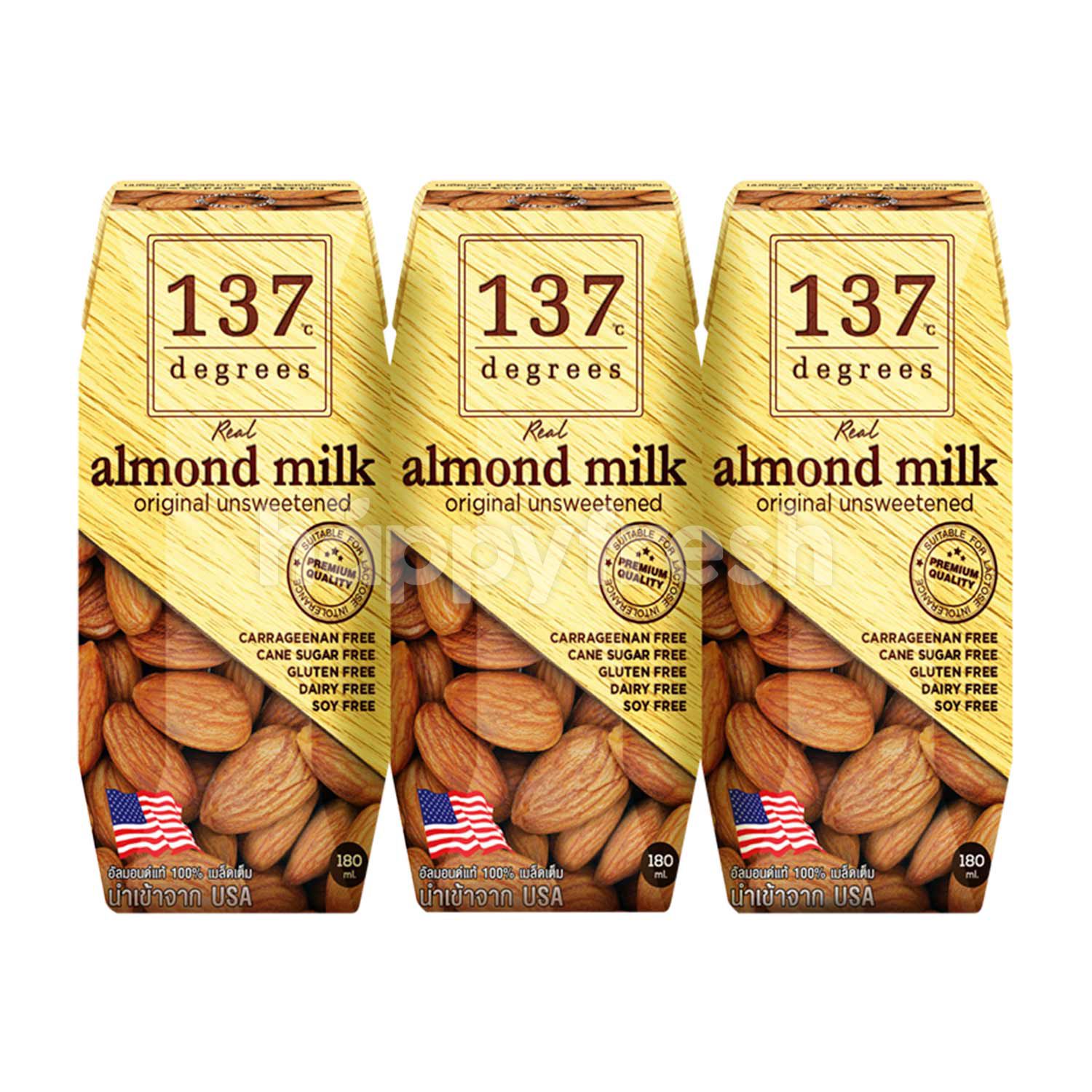 137 Degrees Almond Milk Original 180ml - malayagip