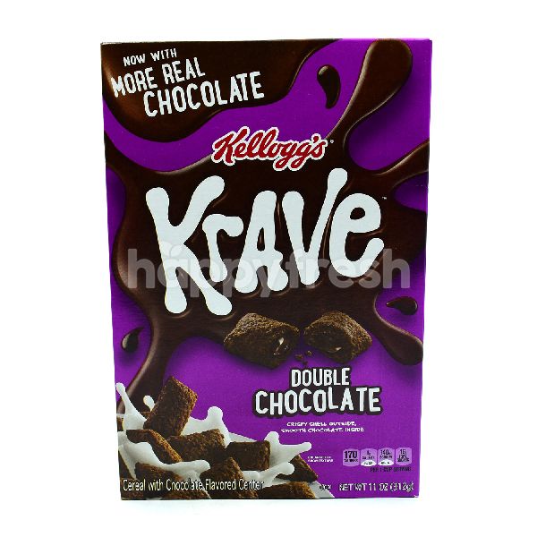 Beli Kellogg's Krave Double Chocolate Cereal dari Mercato HappyFresh