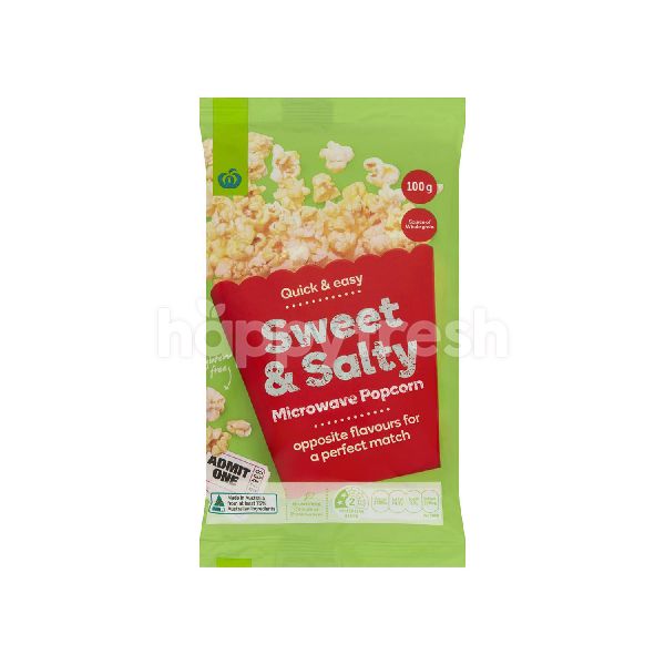 Beli Woolworths Microwave Popcorn Sweet & Salty Flavoured dari Village