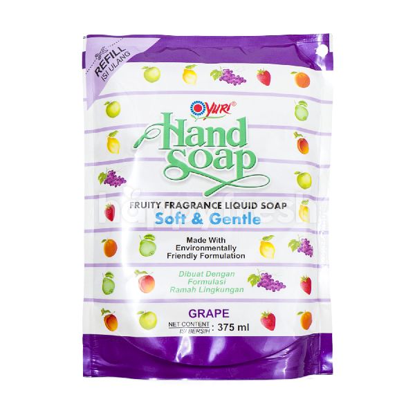 Jual Yuri Soft and Gentle Grape Hand Soap di Lulu Hypermarket HappyFresh