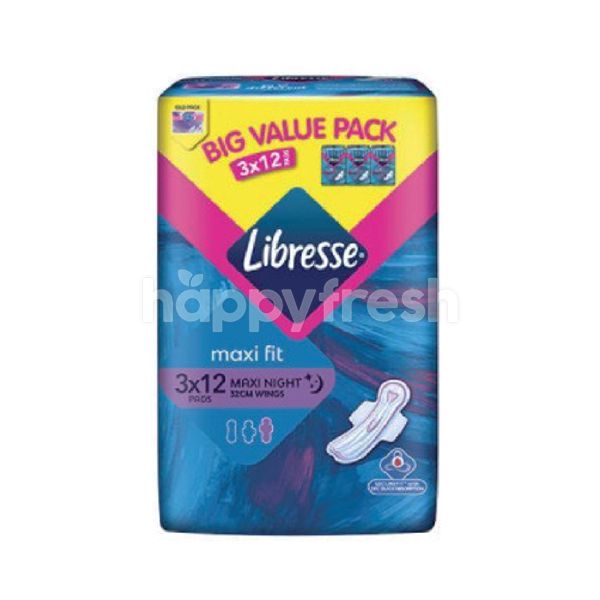 Beli LIBRESSE Maxi Night Wing Pads 32cm 