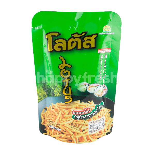 ซื้อ Dorkbua Lotus Stick Biscuits Oceans Seaweed Flavour Online จาก ...