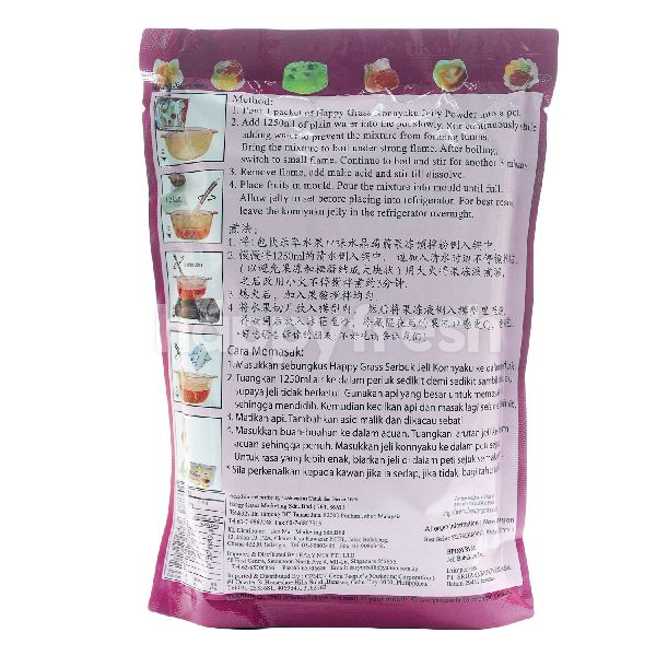 Beli HAPPY GRASS Konnyaku Jelly Powder (Strawberry) dari Giant