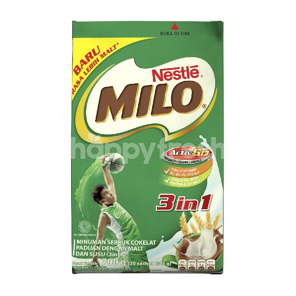 Product: Milo Activ-Go 3-in-1 Instant Milk Chocolate Mix with Dancow - Image 1