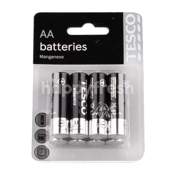 ซื้อ Tesco Battery Alkaline AA 8 Pcs Online จาก Tesco Lotus HappyFresh