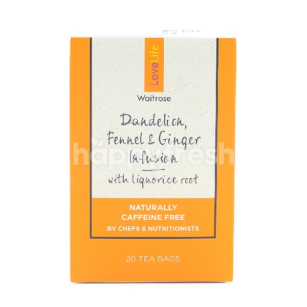 Beli Waitrose Dandelion, Fennel & Ginger Infusion With Liquorice Root