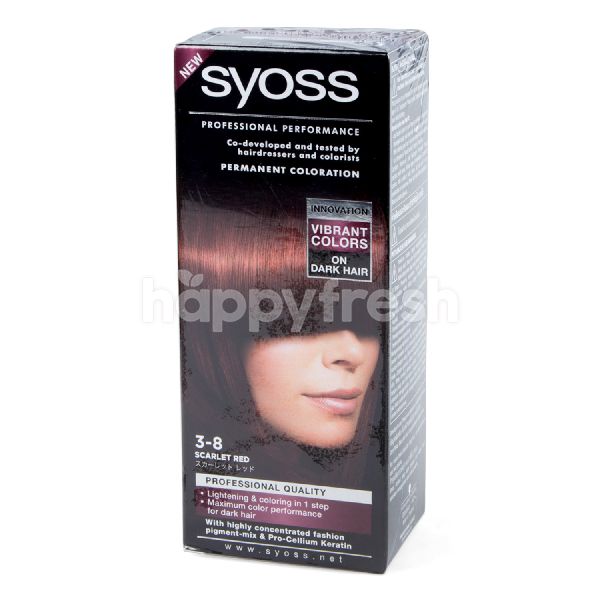 Syoss Hair Color Scarlet Red Happyfresh