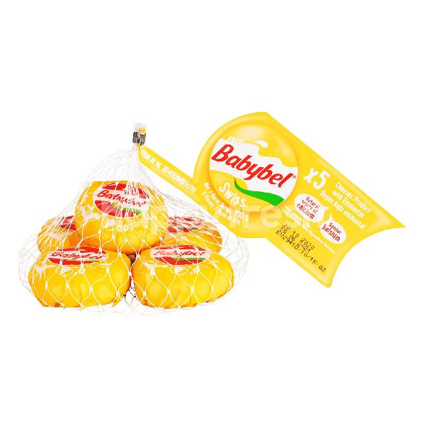 Jual Cheese Mini Babybel Swiss Emmental 5 pcs x 20g (100g) di Grand