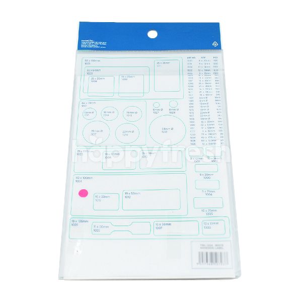 Beli Tesco White Self-Adhesive Labels (40 x 100mm) dari ...