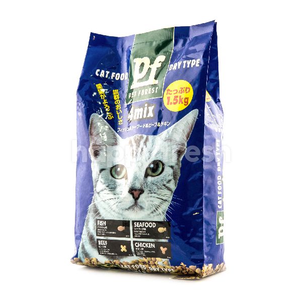 Pet Forest Cat Food Dry Type 4 Mix