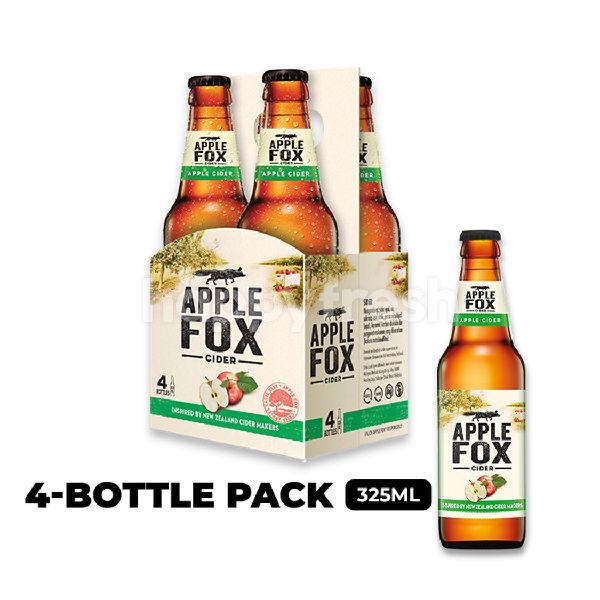 Beli Apple Fox Cider Bottles 4x325ml Dari Aeon Happyfresh Klang Valley