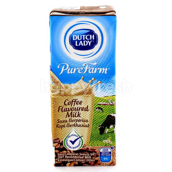 Beli Dutch Lady UHT Pure Farm Coffee Milk Drink dari Isetan HappyFresh