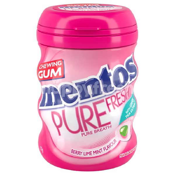 Beli Mentos Pure Fresh Chewing Gum Berry Lime Mint With Green Tea