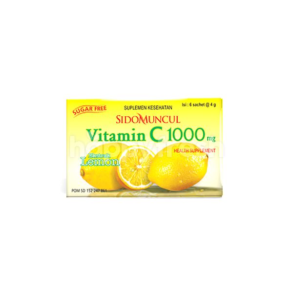 Jual Sido Muncul Vitamin C 1000 Mg With Lemon Extract Health Drinks Di Farmers Market Happyfresh