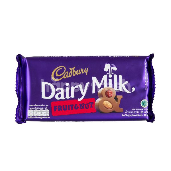 cadbury fruit & nut bar