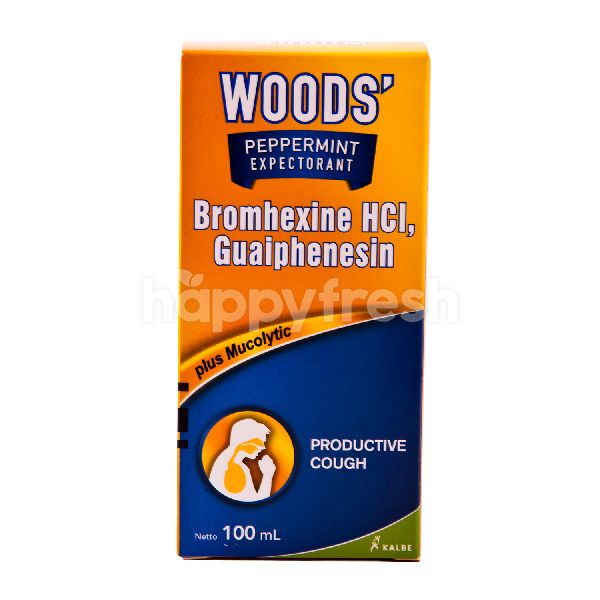 Jual Woods' Peppermint Expectorant Plus Mucolytic for Productive Cough