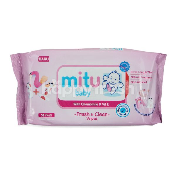 mitu baby fresh and clean wipes